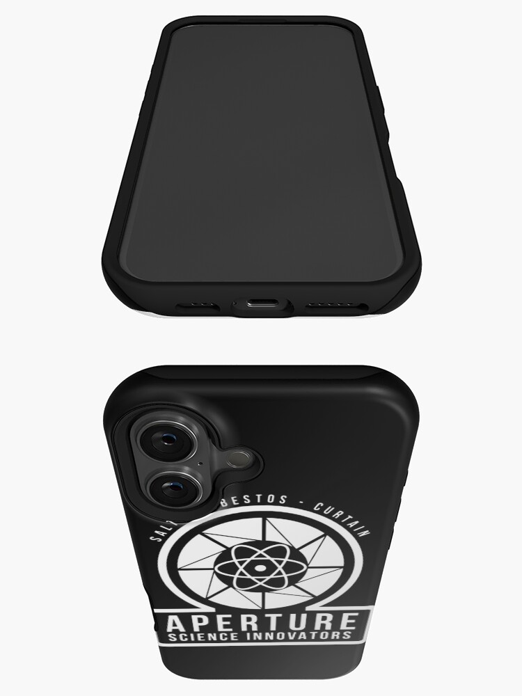 Aperçu 3 sur 4. Coque iPhone avec l'œuvre Laboratoires scientifiques Aperture - Portail créée et vendue par StreetArtiist.