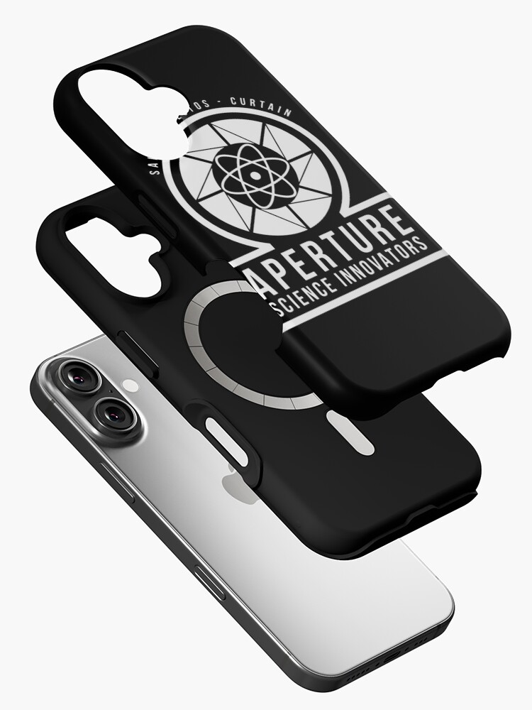 Aperçu 2 sur 4. Coque iPhone avec l'œuvre Laboratoires scientifiques Aperture - Portail créée et vendue par StreetArtiist.