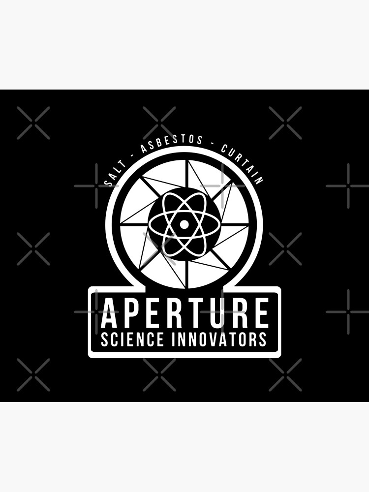 Aperçu 5 sur 5. Tapis de souris avec l'œuvre Laboratoires scientifiques Aperture - Portail créée et vendue par StreetArtiist.