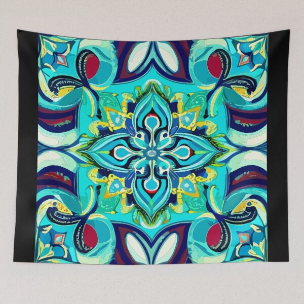 Item preview, Azure Elegance Mandala designed and sold by Highlandkings.