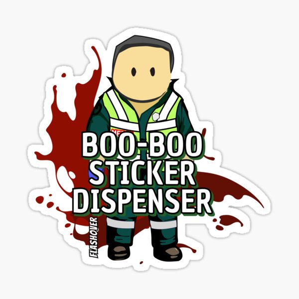 Item preview, Boo-Boo Sticker Dispenser - Male designed and sold by Flashover.
