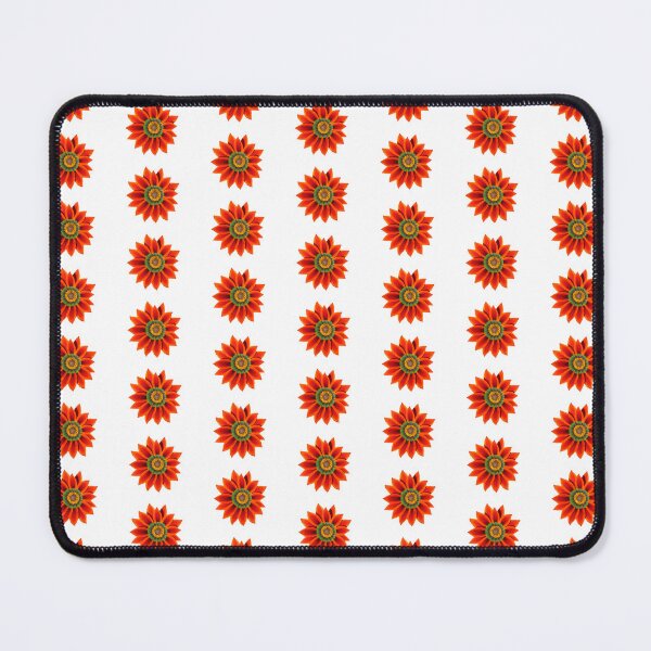Item preview, Gazania Pop of Color Burst Green and Red with Yellow Center Die Cut designed and sold by JoyousArt4u.