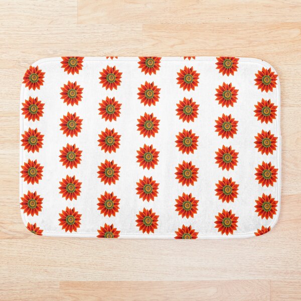 Item preview, Gazania Pop of Color Burst Green and Red with Yellow Center Die Cut designed and sold by JoyousArt4u.