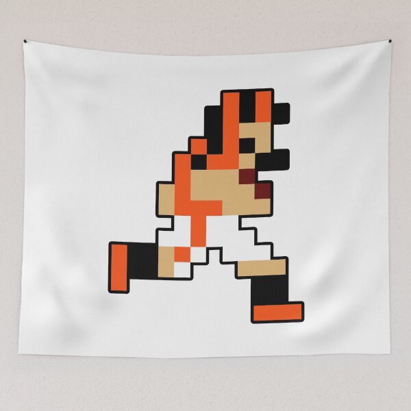 Item preview, 8-Bit Cincinnati Retro Pixel Football Player designed and sold by Bo-Bros-Tees.
