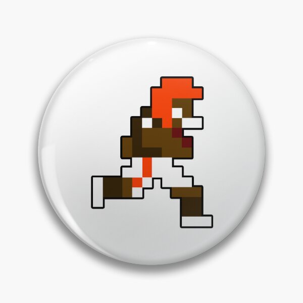 Item preview, 8-Bit Cleveland Retro Pixel Football Player designed and sold by Bo-Bros-Tees.