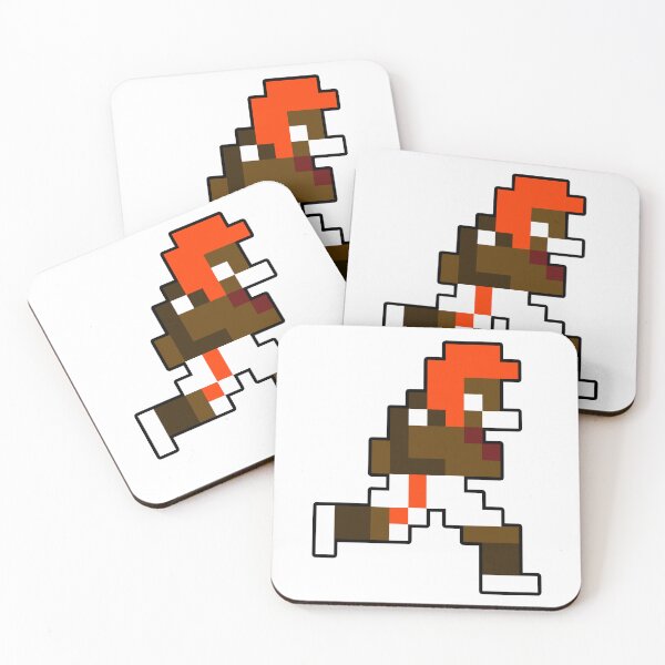 Item preview, 8-Bit Cleveland Retro Pixel Football Player designed and sold by Bo-Bros-Tees.