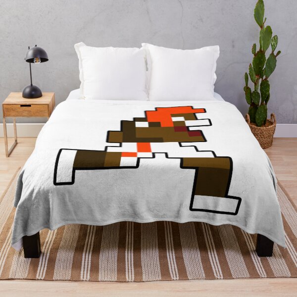 Item preview, 8-Bit Cleveland Retro Pixel Football Player designed and sold by Bo-Bros-Tees.