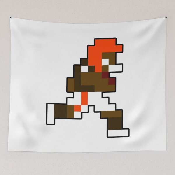 Item preview, 8-Bit Cleveland Retro Pixel Football Player designed and sold by Bo-Bros-Tees.