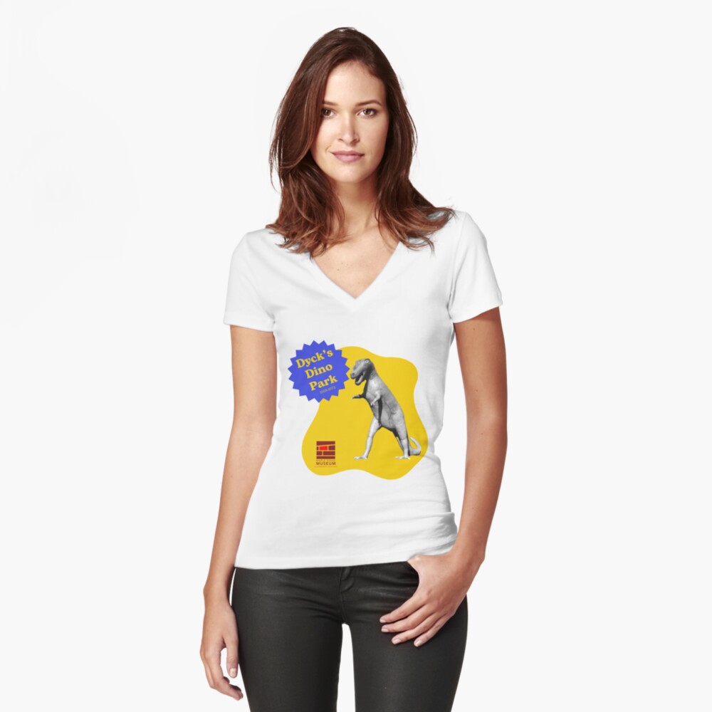 Item preview, Fitted V-Neck T-Shirt designed and sold by MapleRidgeMus.