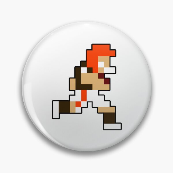 Item preview, 8-Bit Cleveland Retro Pixel Football Player designed and sold by Bo-Bros-Tees.