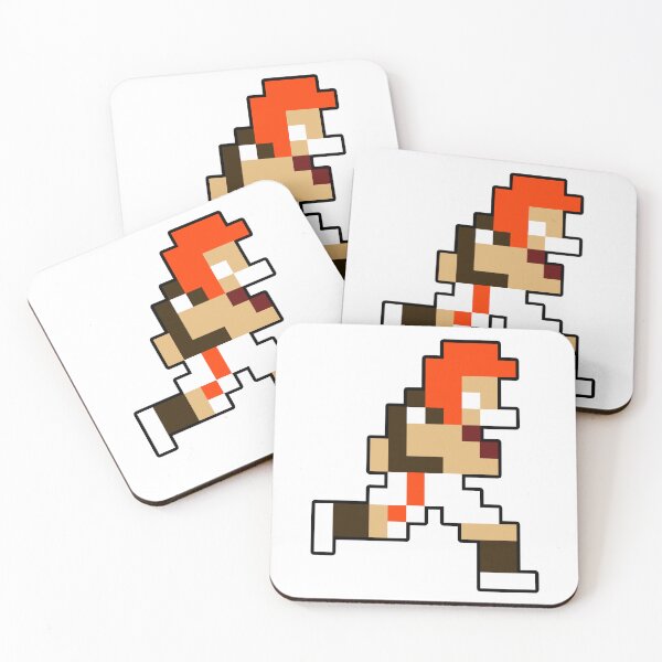 Item preview, 8-Bit Cleveland Retro Pixel Football Player designed and sold by Bo-Bros-Tees.