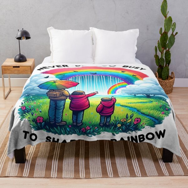 Item preview, Never Be Too Busy To Share A Rainbow designed and sold by SportsT-Shirts.