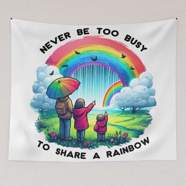 Item preview, Never Be Too Busy To Share A Rainbow designed and sold by SportsT-Shirts.