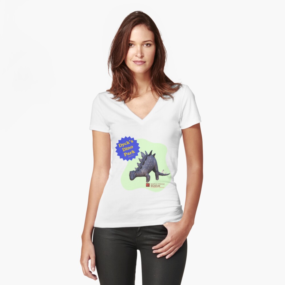 Item preview, Fitted V-Neck T-Shirt designed and sold by MapleRidgeMus.