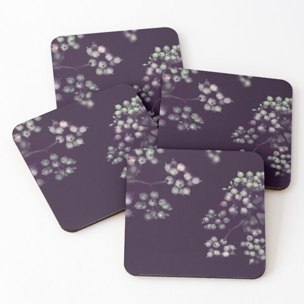 Item preview, Sage Seed Pods on Deep Plum designed and sold by Brooke T Ryan Photographic Art.