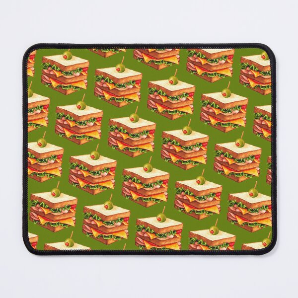 Item preview, Club Sandwich Pattern - Green designed and sold by Kelly  Gilleran.