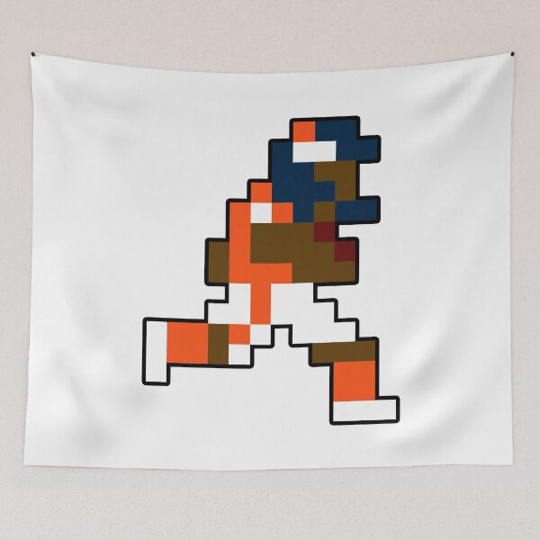 Item preview, 8-Bit Denver Retro Pixel Football Player designed and sold by Bo-Bros-Tees.