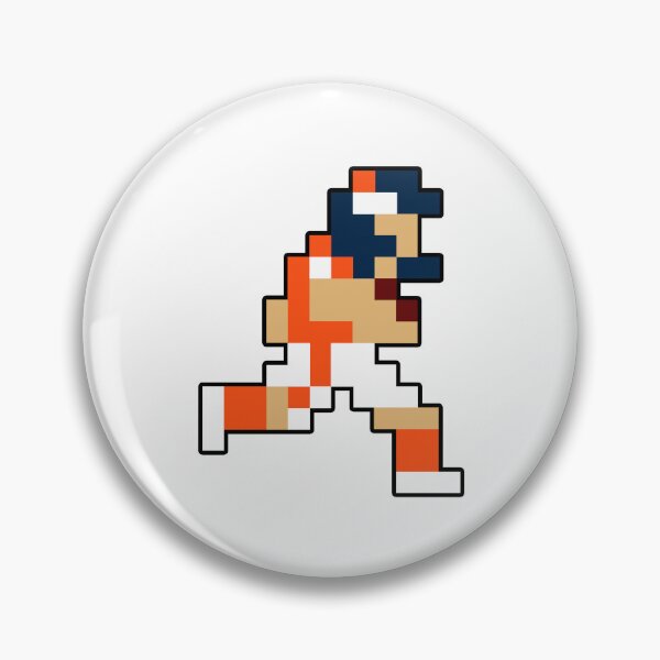 Item preview, 8-Bit Denver Retro Pixel Football Player designed and sold by Bo-Bros-Tees.