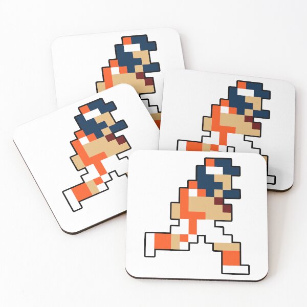 Item preview, 8-Bit Denver Retro Pixel Football Player designed and sold by Bo-Bros-Tees.
