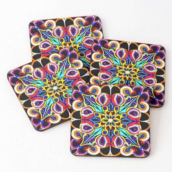 Item preview, Kaleidoscopic Rhapsody Mandala designed and sold by Highlandkings.