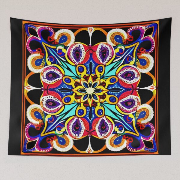 Item preview, Kaleidoscopic Rhapsody Mandala designed and sold by Highlandkings.