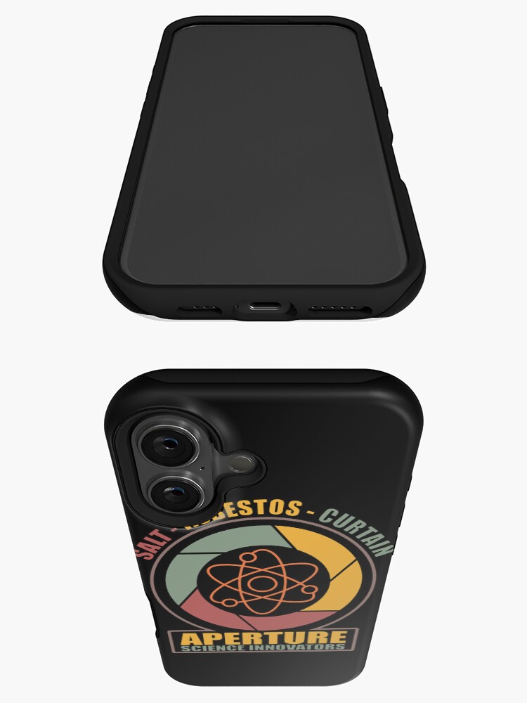 Aperçu 3 sur 4. Coque iPhone avec l'œuvre Laboratoires scientifiques Aperture - Portail créée et vendue par StreetArtiist.