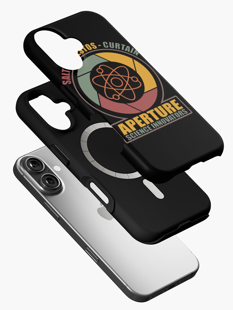 Aperçu 2 sur 4. Coque iPhone avec l'œuvre Laboratoires scientifiques Aperture - Portail créée et vendue par StreetArtiist.