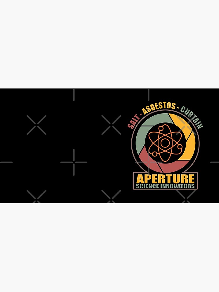 Aperçu 5 sur 5. Tapis de souris avec l'œuvre Laboratoires scientifiques Aperture - Portail créée et vendue par StreetArtiist.
