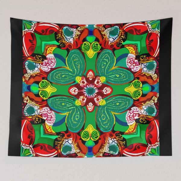 Item preview, Verdant Vibrance Mandala designed and sold by Highlandkings.
