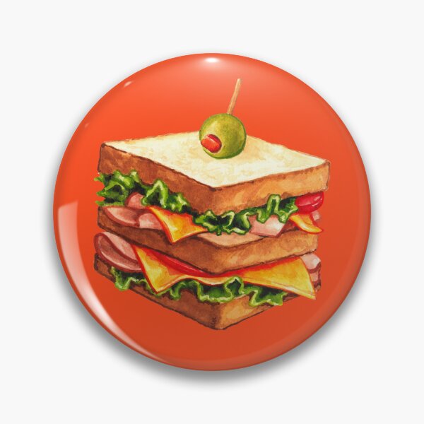 Item preview, Club Sandwich Pattern - Red designed and sold by Kelly  Gilleran.