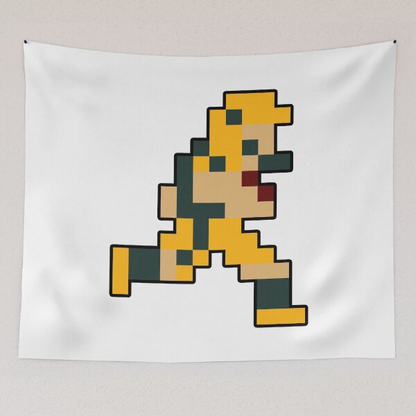 Item preview, 8-Bit Green Bay Retro Pixel Football Player designed and sold by Bo-Bros-Tees.
