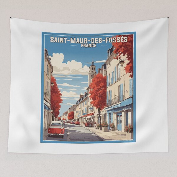 Artikelvorschau, Saint Maur Des Fosses Frankreich Vintage Reisetourismus entworfen und verkauft von TravelersGems.