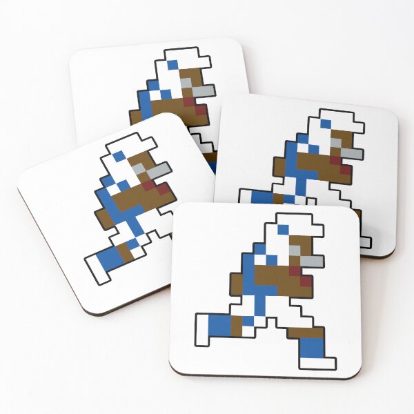 Aperçu de l'œuvre Joueur de football rétro pixel d'Indianapolis 8 bits créée et vendue par Bo-Bros-Tees.