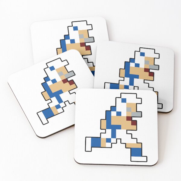 Aperçu de l'œuvre Joueur de football rétro pixel d'Indianapolis 8 bits créée et vendue par Bo-Bros-Tees.