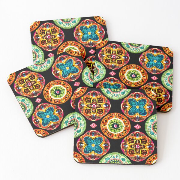 Item preview, Mosaic of Midnight Blooms designed and sold by Highlandkings.