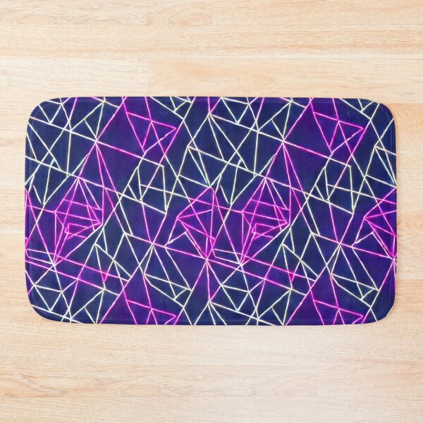 Item preview, Neon Geometric Networks - Seamless Pattern designed and sold by Chubuter.