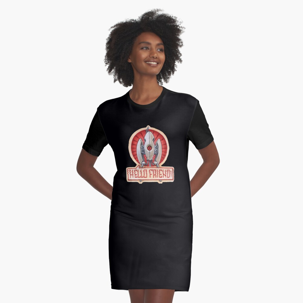 Aperçu de l'œuvre Robe t-shirt créée et vendue par StreetArtiist.