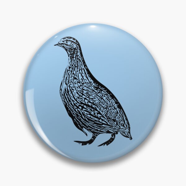 Item preview, Stubble Quail Black Design  designed and sold by designsasstultd.