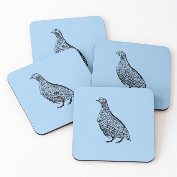 Item preview, Stubble Quail Black Design  designed and sold by designsasstultd.