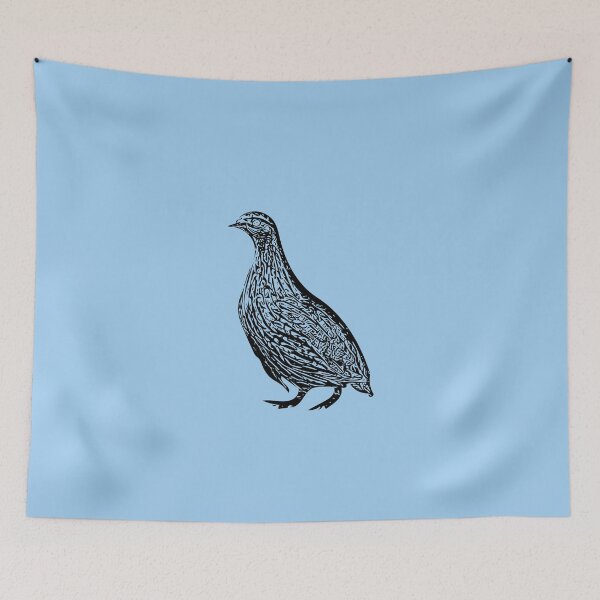 Item preview, Stubble Quail Black Design  designed and sold by designsasstultd.