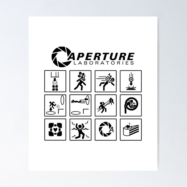 Aperçu de l'œuvre Laboratoires scientifiques Aperture - Portail créée et vendue par StreetArtiist.