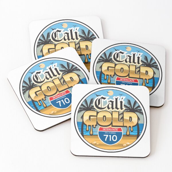 Item preview, Cali Gold White Sand Beach designed and sold by DyfunctionalTee.