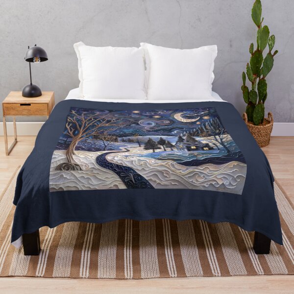 Item preview, Moonlit starry sky. designed and sold by silduna.