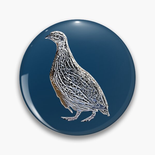 Item preview, Stubble Quail White Alternate Design  designed and sold by designsasstultd.