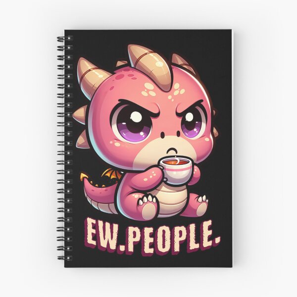Item preview, Ew. People. Grumpy Dragon Anxiety Gift For Introverts designed and sold by InkyGenies.