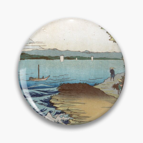 Item preview, Seashore at Hoda, Province of Awa by Utagawa Hiroshige (Japanese, Tokyo (Edo) 1797–1858 Tokyo (Edo)) designed and sold by DesignHouseAU.