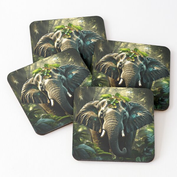 Item preview, A elephant in a camoflauge jungle. designed and sold by EpicGear085.