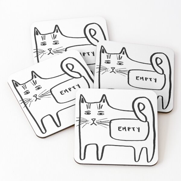 Item preview, Hungry, Upset Cat with Empty Stomach designed and sold by spiralforest.