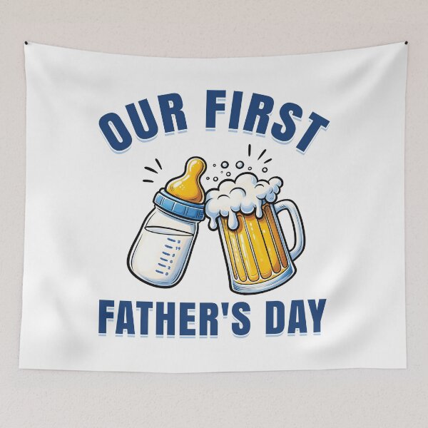 Item preview, Our First Father's Day designed and sold by BuxomBabe21.