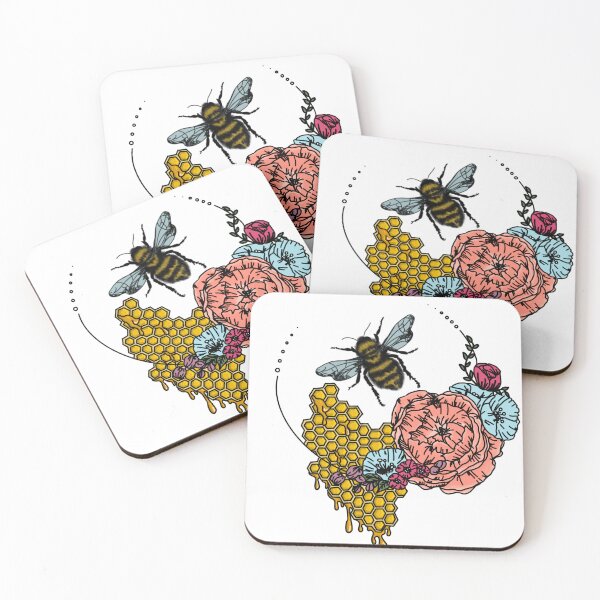 Item preview, Bee with flowers  designed and sold by AutumnsGallery.